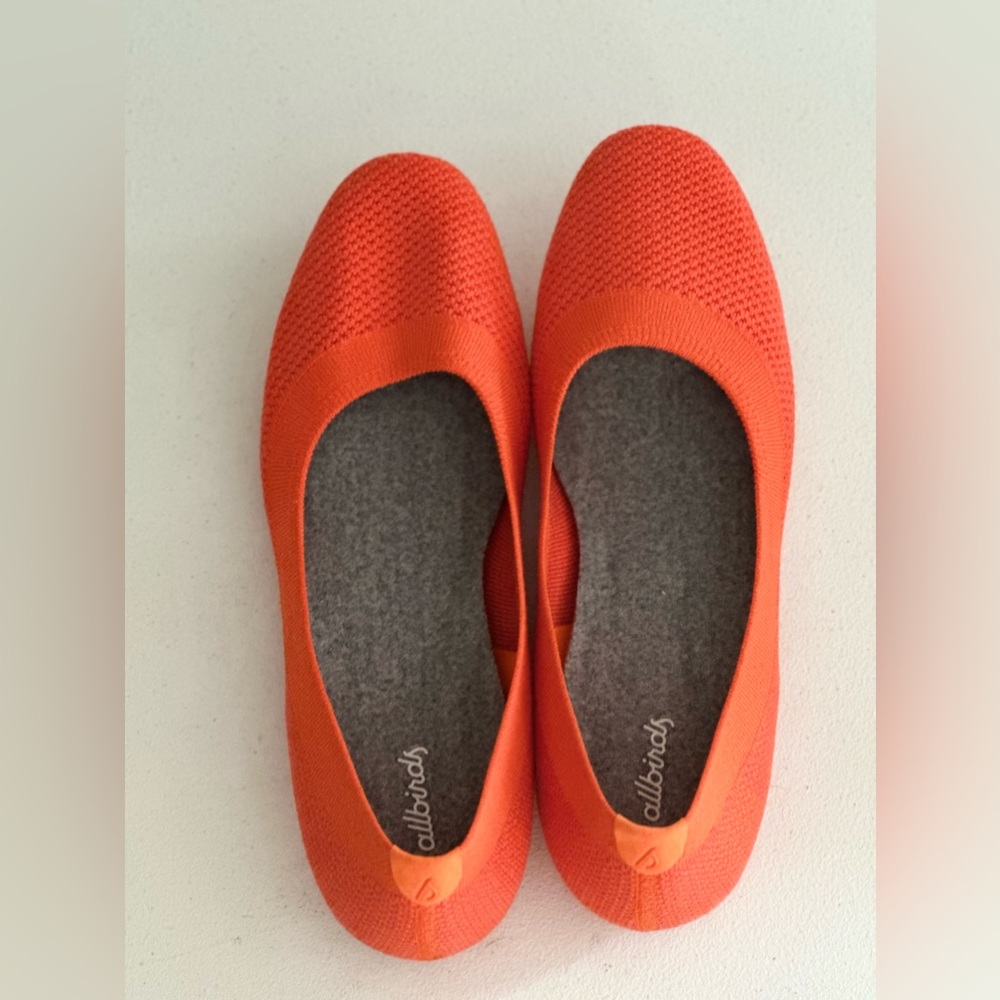 Allbirds women tree breezers orange size 10.5